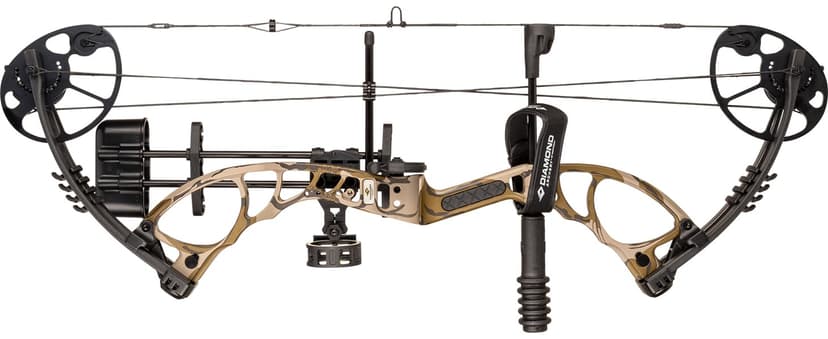 Diamond Archery Edge XT Adjustable Accurate Stable Fully Accessorized Versatile Compound Hunting Bow - 50 lbs Draw Weight