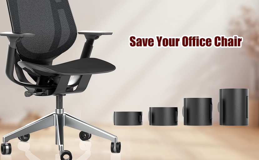 Office Chair Lifting Rod Fixing Pipe Clamp Connect the clamp to the large office chair cylinder piston to prevent the seat from sinking, with a variety of matching sizes and Heights