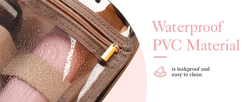 Big Compartment, Waterproof Travel Accessories, Makeup Organizer Cosmetic Bag for Cruise, Gift, Road Trip, Vacation, Medium HOTOR Hanging Travel Toiletry Bag Women Men Essentials Black B0CMLFBTHK