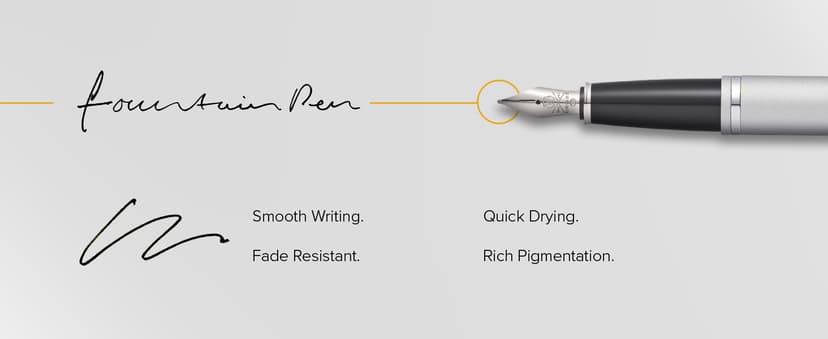 Cross Calais Refillable Ballpoint Pen Presented in a Luxury Gift Box - Medium Point, Black Ink, Polished Chrome