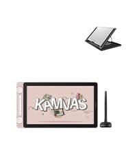 HUION Kamvas 13 (Gen 3) Drawing Tablet with Screen,13.3" Full-Laminated Art Tablet with Anti-Sparkle Canvas Glass 2.0, 99% sRGB, PenTech 4.0, 16384 Pen Pressure, Dual Dial for PC, Mac, Android, Black