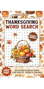 Christmas Word Search Puzzles For Adults Large Print: 2400+ Winter Holiday Themed Words To Find, Fun White Elephant Gifts And Stocking Stuffers For Seniors, Men & Women B0FP9G9NY6