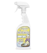 Grandma's Secret Spot Remover Laundry Spray - Chlorine, Bleach and Toxin-Free for Clothes - Fabric Stain Remover Removes Oil, Paint, Blood and Pet Stains - 16 oz & 2 oz Combo, DuoPack