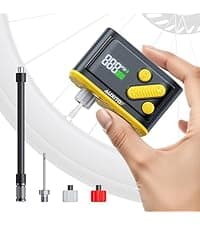 40L/min Tire Inflator for Car Tires, Bikes and Motorcycles, Auto Shut-off, Digital Display Pressure Gauge, LED Light AUXITO 150PSI Tire Inflator Portable Air Compressor, 5X Faster Air Pump B0DMNMCGMY