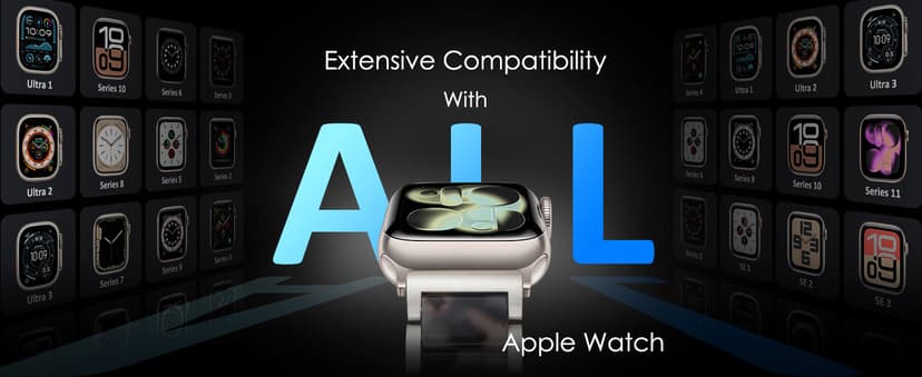 V.R.HOPE Apple Watch Band for Women 38mm 40mm 41mm 42mm Fashion Rose Gold Stainless Steel Metal Strap with Resin Inlay, Fashion Bracelet Compatible with iWatch Series 11/10/9/8/7/6/5/4/3/2/1/SE (Fluorescent White+Rose Gold)