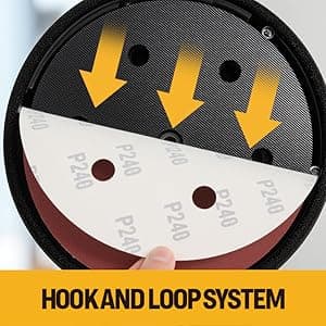 Electric Drywall Sander, 950W Drywall Power Sander with Vacuum Dust Collector, Variable Speed 800-2100RPM, LED Light, Dustless Wall Sander for Drywall, Popcorn Ceiling, Corner etc