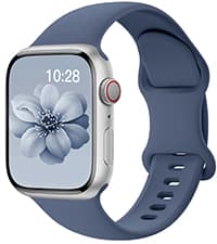 Sport Silicone Band Compatible with Apple Watch Bands 40mm 38mm 41mm 44mm 45mm 42mm 49mm Women Men,Soft Wristband Waterproof Replacement Sport Strap for iWatch Bands Series 9 8 7 6 5 4 3 2 1 SE Ultra