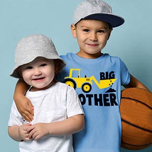 Tstars Did We Just Become Best Friends? Big Brother Little Bro Matching Shirt & Baby Bodysuit Set