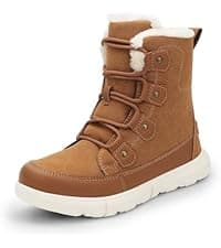 DREAM PAIRS Waterproof Snow Boots for Women, Faux Fur Cozy Warm Insulated Winter Boots Lace Up Mid-Calf Outdoor Shoes for Walking Hiking Hespera