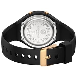 GOLDEN HOUR Waterproof Sport Women's Digital Chronograph Silicone Strap Watch