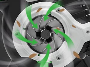 Cordless Leaf Blower & Vacuum SOYUS 3in1 Leaf Vacuum Mulcher 40V 360CFM 5 Speeds Brushless Battery Operated Leaf Blower for Lawn Care with 45L Bag 2 x 4.0Ah Battery and Charger Included