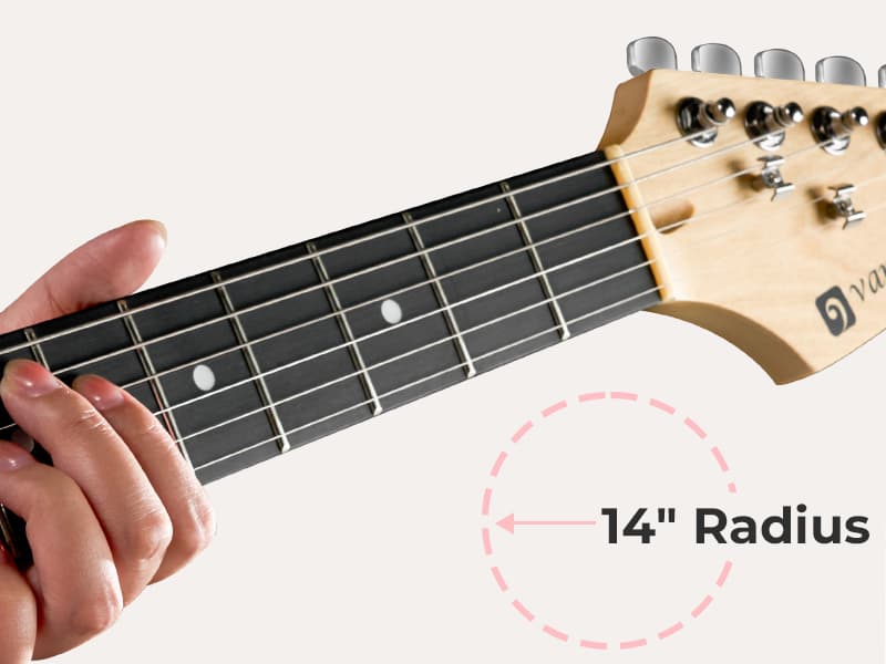 Vangoa 39 Inch Full Size Electric Guitar Beginner Kit Solid Body SSS Pickups with Amp, Bag, Tremolo Bar, Strings, Tuner, Picks, Strap, Capo, Cable for Starter Girls Adults Teens, Petal Pink