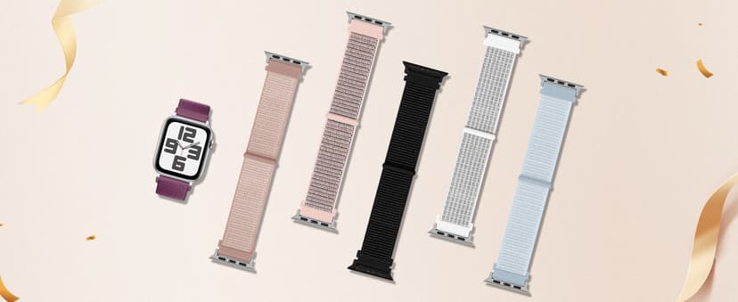 6 Pack Nylon Sport Loop Band Compatible with Apple Watch Band 38mm 40mm 41mm 42mm 44mm 45mm 46mm 49mm Women Men, Soft Adjustable Braided Replacement Straps for iWatch Series 11 10 9 8 7 6 5 4 3 2 1 SE Ultra