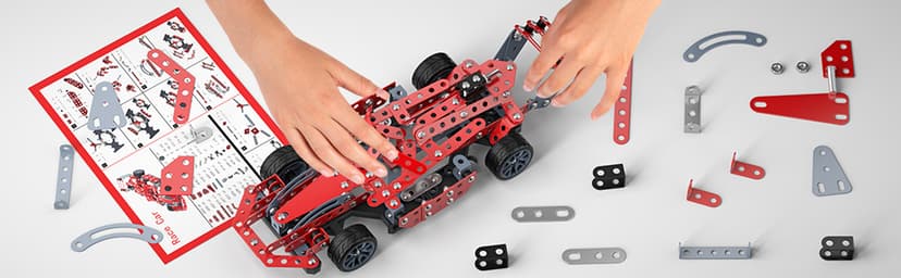 Lucky Doug Building Kit Model Car Set - STEM Project Building Toys for Kids Ages 8-12, Assembly Building Vehicle for Boys 8 9 10 11 Years Old