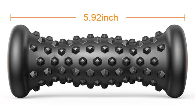 BESKAR Foot Massager Roller for Plantar Fasciitis Relief, Portable, Deep Tissue Muscle Massage, Foot Arch and Heel Pain, Reflexology Tool