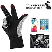 MOREOK Winter Gloves for Men/Women -10°F 3M Thinsulate Warm Touch Screen Snow Ski Bicycle Bike Gloves for Driving/Cycling/Running/Hiking