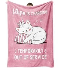 Dad Gifts from Daughter Son, Super Soft Throws Blanket for Couch and Napping, 60" x 50" (Gray) Funny Birthday Gift for Dad Husband, Dad is Not Sleeping Blanket B0DPW37148