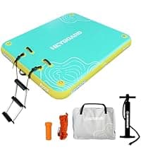 Inflatable Kayak Fishing Kayak for Adults Portable Touring Kayak Canoe with Wheeled Backpack, Seats, Pump and Paddles, Full Drop Stitch Construction