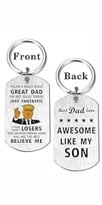 New Dad Gifts, First Time Dad Gifts, Christmas Daddy To Be Gift Keychain, Expecting Daddy Gift, Pregnancy Announcement for Daddy Level Unlocked, Fathers Day