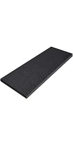 Amylove 1 Pack Polyurethane Foam 1/2" x 24" x 72" High Density Cushion Upholstery Foam Sheet for Seat Replacement DIY Projects Chairs Headboards Sofas Home (White)