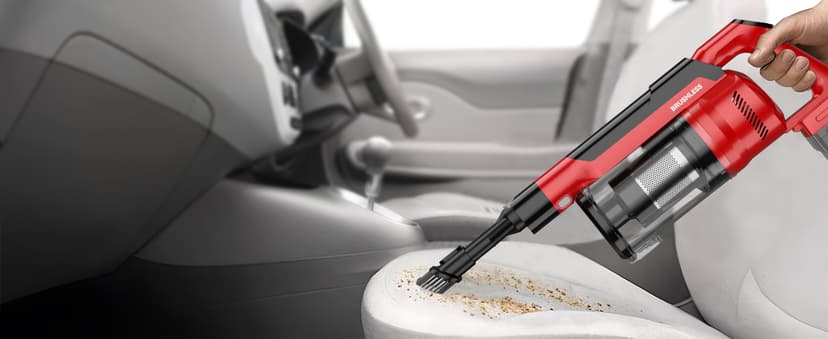 350W Cordless Vacuum Cleaner for Milwaukee M18 Battery, 35kPa Brushless Lightweight Stick Vacuum with 3 Mode Suction, 6 in 1 Stick Vacuum Cleaner with HEPA for Floor, Carpet, Car, Battery Not Included