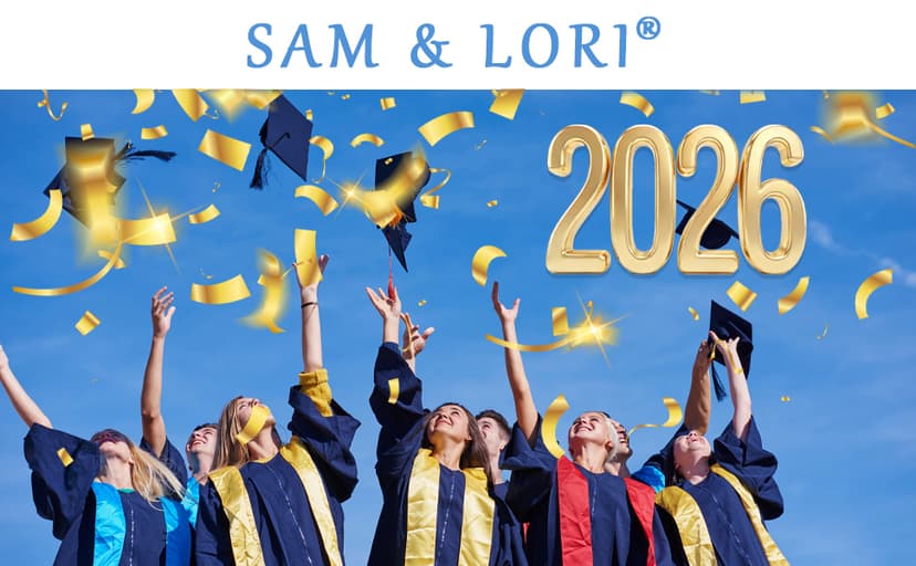 SAM & LORI Unique Grad Cap Box 2026 Graduation Gifts for Her/Him - Adjustable Unisex Bracelet for Primary/Middle School/High School/College Grads B0BWYSSGZJ