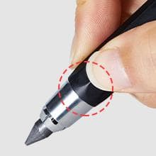 Outus 3 Pcs 5.6 mm Lead Holder Mechanical Pencils Sketch up Automatic Clutch Graphite Pencil with Built-in Sharpener Lead Pencil For Construction, Draft Drawing, Crafting, Art Sketching(Black)