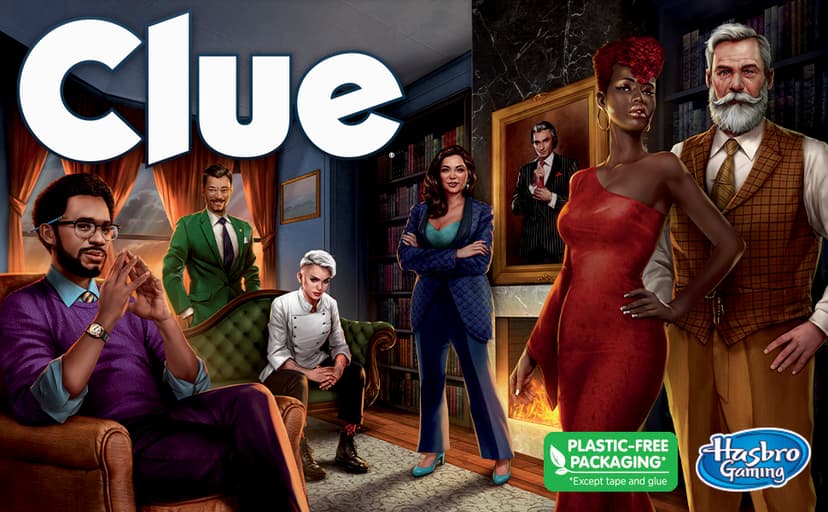 Clue Board Game for Ages 8 and Up, Reimagined Clue Game for 2-6 Players, Mystery, Detective, Family Games for Kids and Adults