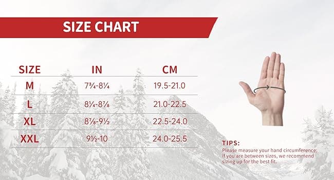 HANDLANDY Genuine Sheepskin Leather Gloves for Men Winter Driving Warm Thermal Wrist Gloves Fleece Lining for Cold Weather