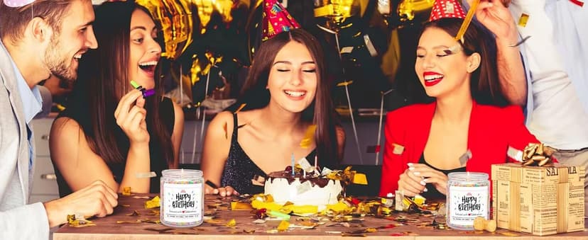 Homsolver 18th Birthday Gifts for Girls Boys, Vanilla Scent Ideas 18th Birthday Candles for Sister, Daughter, Best Friends, Handmade Aromatherapy with 50+ Hour Burn Time, Funny Birthday Decorations B0F2HZQ2B2