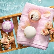 LifeAround2Angels Bath Bombs Gift Set 12 USA made Fizzies, Shea & Coco Butter Dry Skin Moisturize, Perfect for Bubble Spa Bath. Handmade Birthday Mothers day Gifts idea For Her/Him, wife, girlfriend