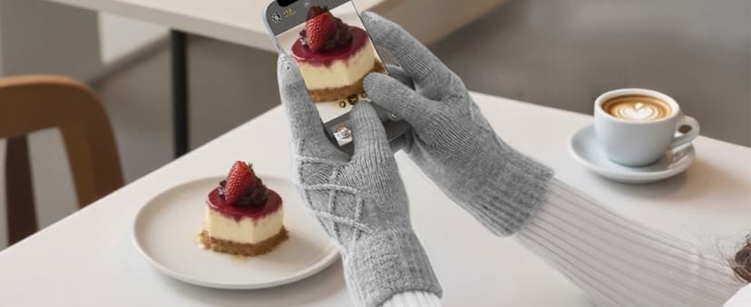 REACH STAR 2 Pairs Winter gloves for women Touch screen Elastic Thermal knit Lining Warm Gloves for Cold weather