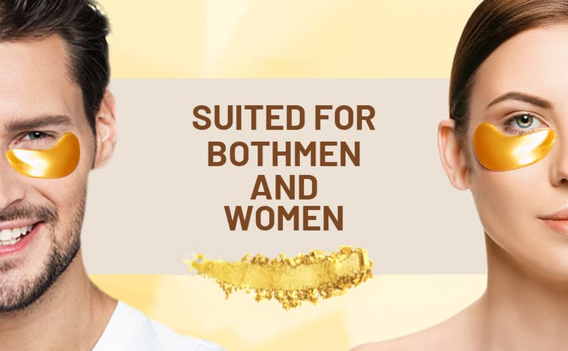 POSTA 24K Gold Eye Mask, 20 Pairs Eye Treatment Mask With Collagen, Under Eye Mask Treatment for Puffy Eyes, Dark Circles Corrector, Used for Eye Bags, Anti Aging Patches Luxury Gift for Women and Men