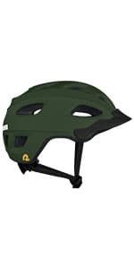 Retrospec Lennon Adult Bike Helmet with LED Safety Light Adjustable Dial & Removable Visor - Adjustable Bicycle Cycling Helmet for Men & Women