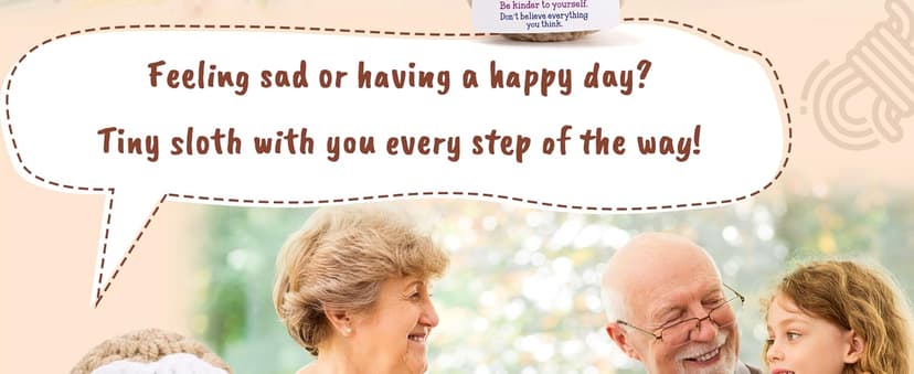 MBL Dad Gifts for Birthday Fathers Day - Dad I Love You Slow Much, Funny Cool Handmade Knitted Crochet Sloth Present for Father Papa Easter Father's Day Christmas from Daughter Son