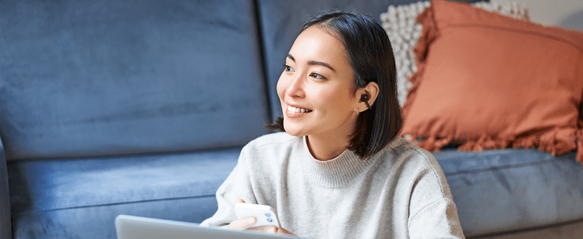 TOZO OpenEarRing True Open Ear Headphones, Lightweight Comfort Open Ear Clip Wireless Earbuds, 40H Play Bluetooth 5.4 Headphones with Smart Digital Display Design Fit Sports Running, Workout Black