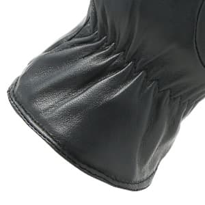 FEIQIAOSH Winter Leather Gloves for Women, Premium Sheepskin Warm Gloves for Cold Weather, Fleece Lining Touch Screen Glove