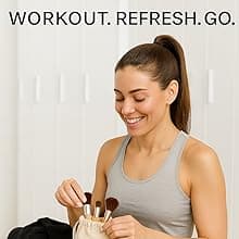 Eco Friendly Unique Natural Gift Beauty Set – Bamboo Makeup Brushes, Vegan Bamboo Roller & Soft Face Towel – Organic Self-Care Box for Women & Teens, Perfect Birthday , Holiday Present”