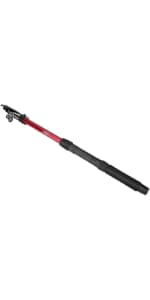 Fishing Rod, Fishing Pole Fishing Rod and Reel Combo Telescopic Fishing Rod Collapsible Rod Stainless Steel Pocket Fisherman Tackle Portable for Beginner Kids Adults Travel Saltwater Freshwater