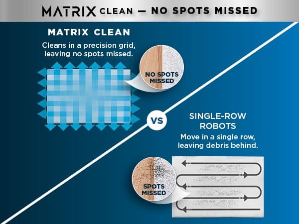 Shark Matrix Plus 2in1 Robot Vacuum & Mop with Sonic Mopping, Matrix Clean, Home Mapping, HEPA Bagless Self Empty Base, CleanEdge, for Pet Hair, Wifi, Black/Silver (RV2610WA)