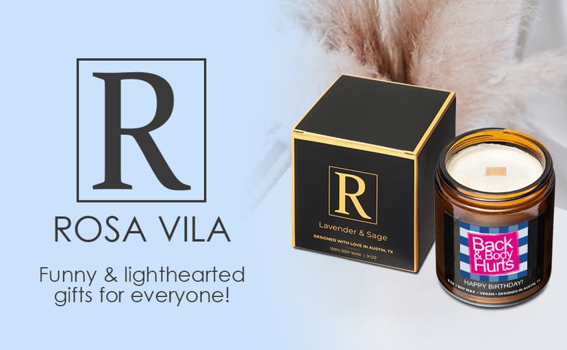 Funny Happy Birthday Candle, Unique Happy Birthday Gifts for Women and Men, Fun Gift Ideas for 30th, 40th, 50th and 60th Birthdays, Back and Body Hurts Candle, Long-Lasting Scent, Gift-Ready