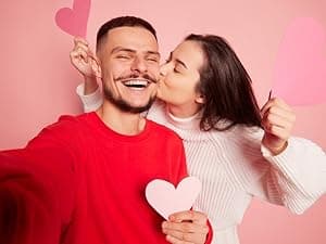 VANLOVEMAC Couples Matching Stuff Gifts for Boyfriend Girlfriend Valentine's Day Gifts for Couple Boo Basket Stuffers