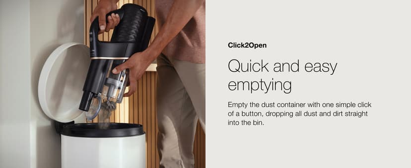 Miele Duoflex Vacuum Cleaner, Cordless and Bagless Multi-Use Flexible Stick Vacuum with Attachable MultiFloor Brush, in Brilliant White / Space Grey / Nordic Blue