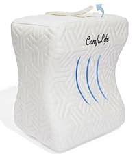 ComfiLife Foot Rest for Under Desk at Work – Adjustable Height Memory Foam Foot Stool for Under Desk, Office Chair & Gaming Chair – Ergonomic Footrest for Back & Hip Pain Relief (Black)