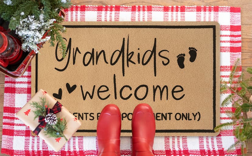 Gifts for Grandma Grandpa,Christmas Nana Gifts for Grandma,Nana and Papa Gifts,Grandparents Gifts from Grandkids Granddaughter,Birthday Gifts from Grandkids-Grandkids Welcome