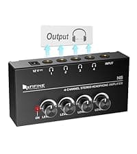 FIFINE Gaming Audio Mixer, Streaming RGB PC Mixer with XLR Microphone Interface, Individual Control, Volume Fader, Mute Button, 48V Phantom Power, for Podcast/Recording/Vocal/Game Voice-AmpliGame SC3