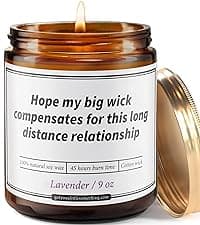Funny Anniversary Candle for Couples - Funny Gift from Friends for Engagement or Anniversary - Best Couple Ever Thank You Present Idea for Him & Her, Fiance, Newly Engaged Candle for Couples