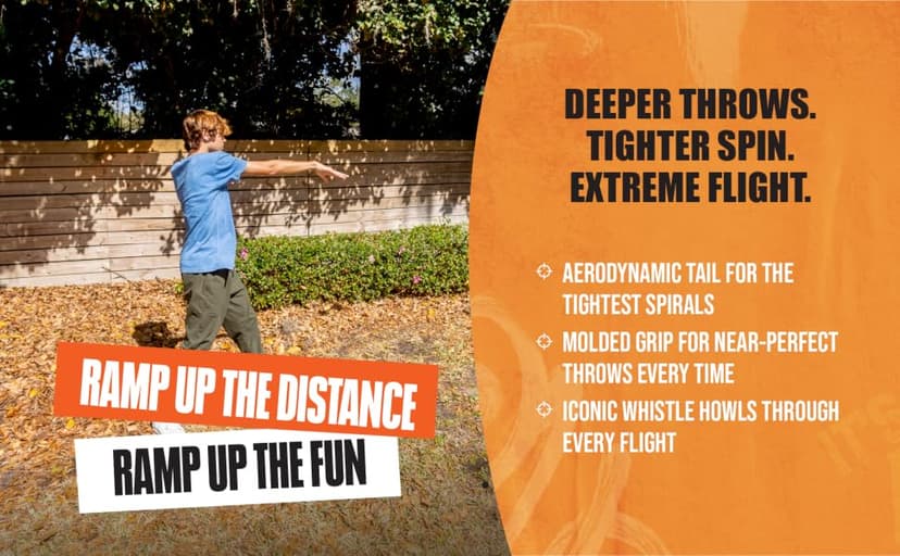 Nerf Vortex Aero Howler Foam Ball, Classic Long-Distance Football, Flight-Optimizing Tail, Whistling Sound, Indoor & Outdoor Fun, Christmas Stocking Stuffers for Kids B08P29SC84