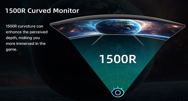 KTC 32 Inch 240Hz Curved Gaming Monitor, FHD 1080P 1500R HDR Gaming PC Monitor, FreeSync, Ultra-Fast 1ms Monitor for Gamer, 3500:1 Contrast, HDMI 2.0 x 2, DisplayPort 1.4 & USB 2.0, H32S17F