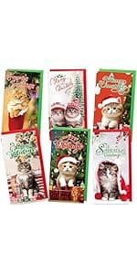 Fancy Land Gift Certificates for Business Christmas Blank Gift Card Certificate with Envelopes for Spa Salon Restaurant Custom Vouchers Supplies 25Pcs